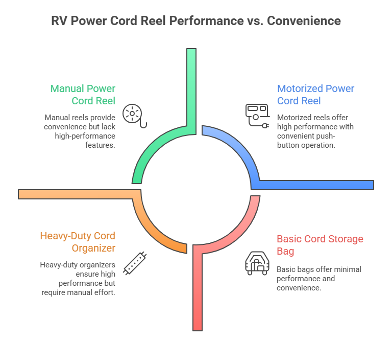 RV Power Cord Reel Performance vs. Convenience